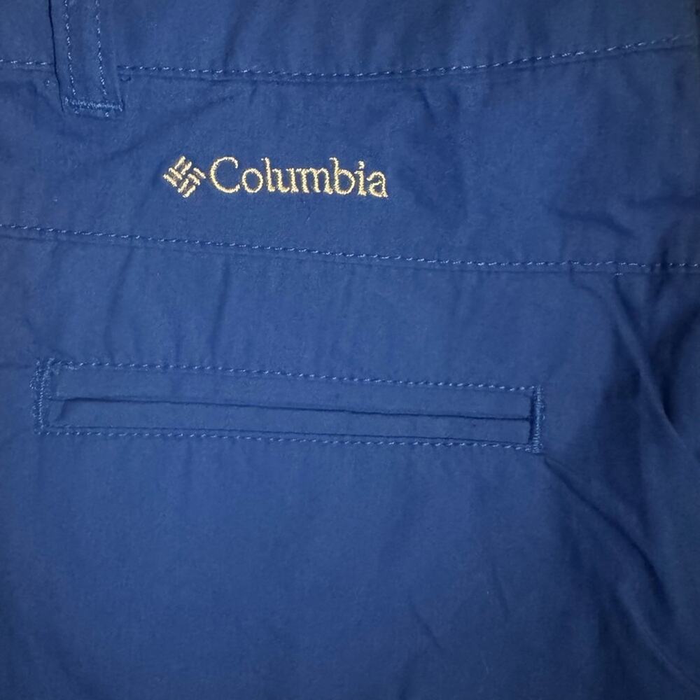 NWT Columbia women’s Capri  Blue Pants size 4 royal blue quail hollow - Picture 3 of 3
